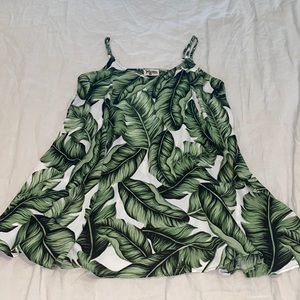 Show Me Your Mumu Palm Tree Flowing Dress.